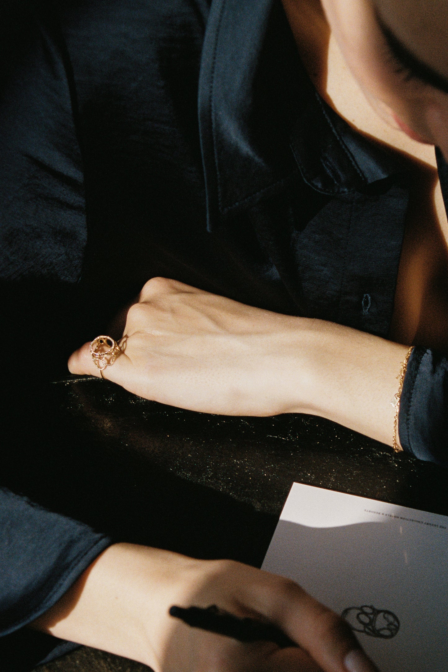 Bubbles Diamonds gold ring
