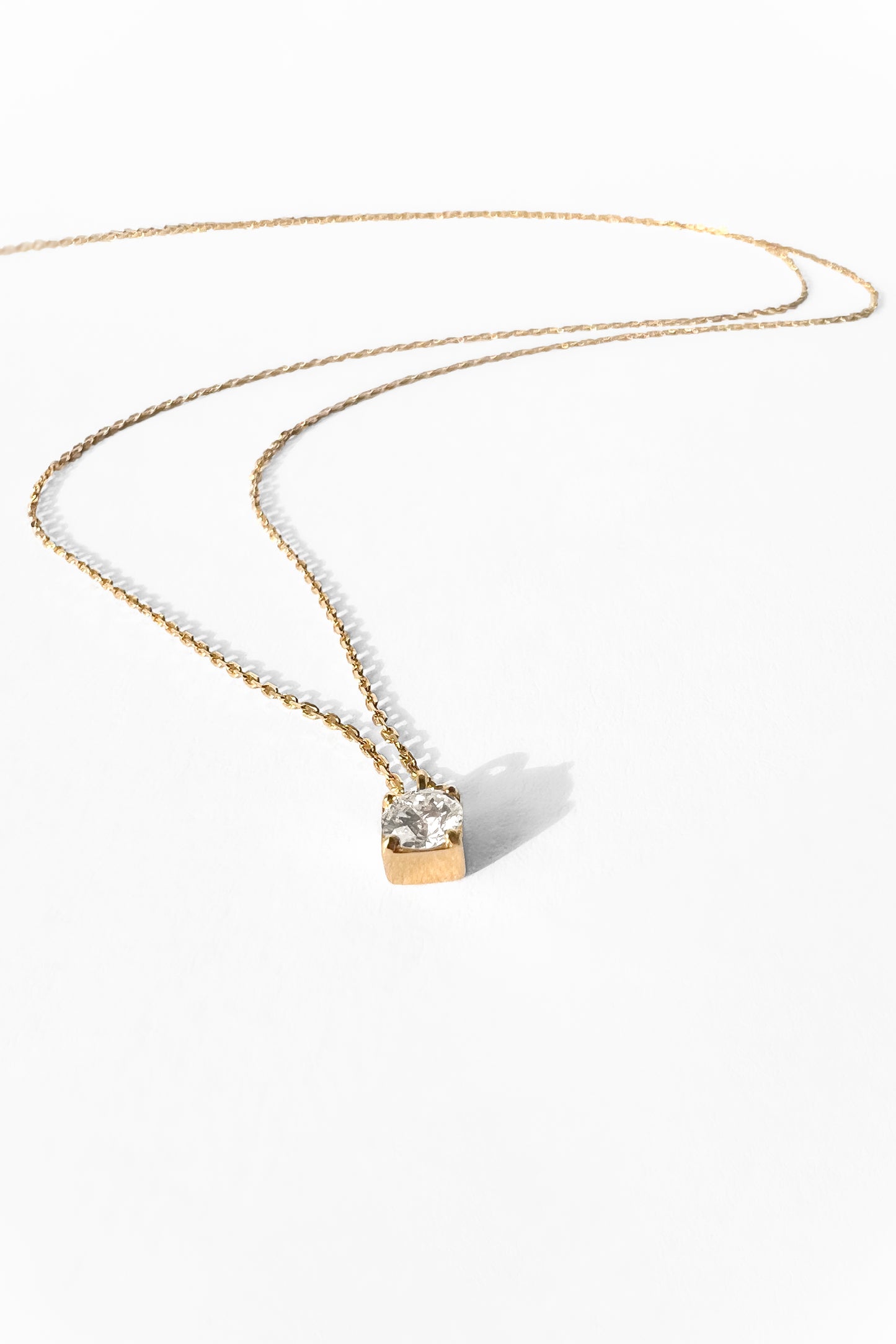 Collier Box diamond en or