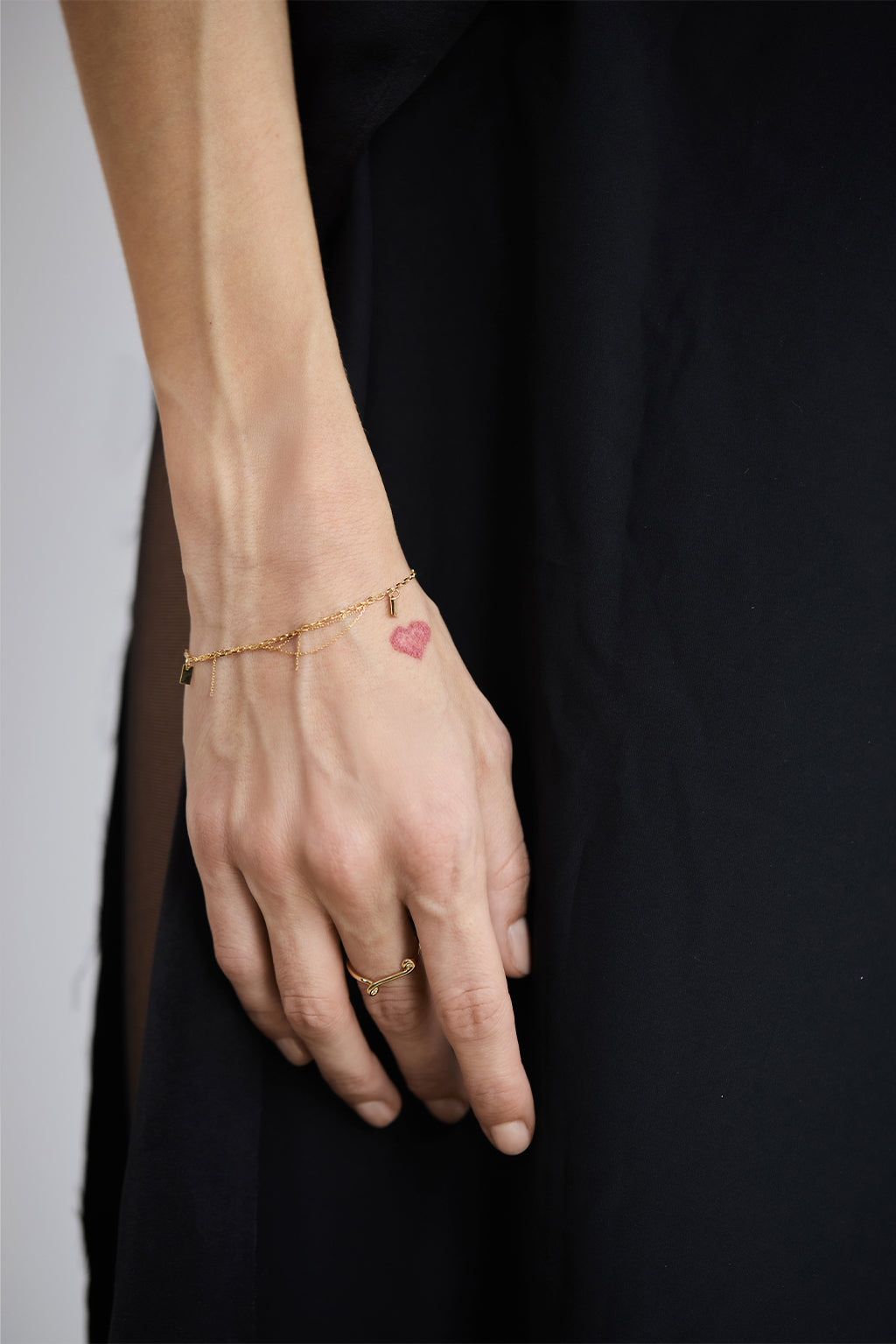 Bague Curved Diamond en or 18K