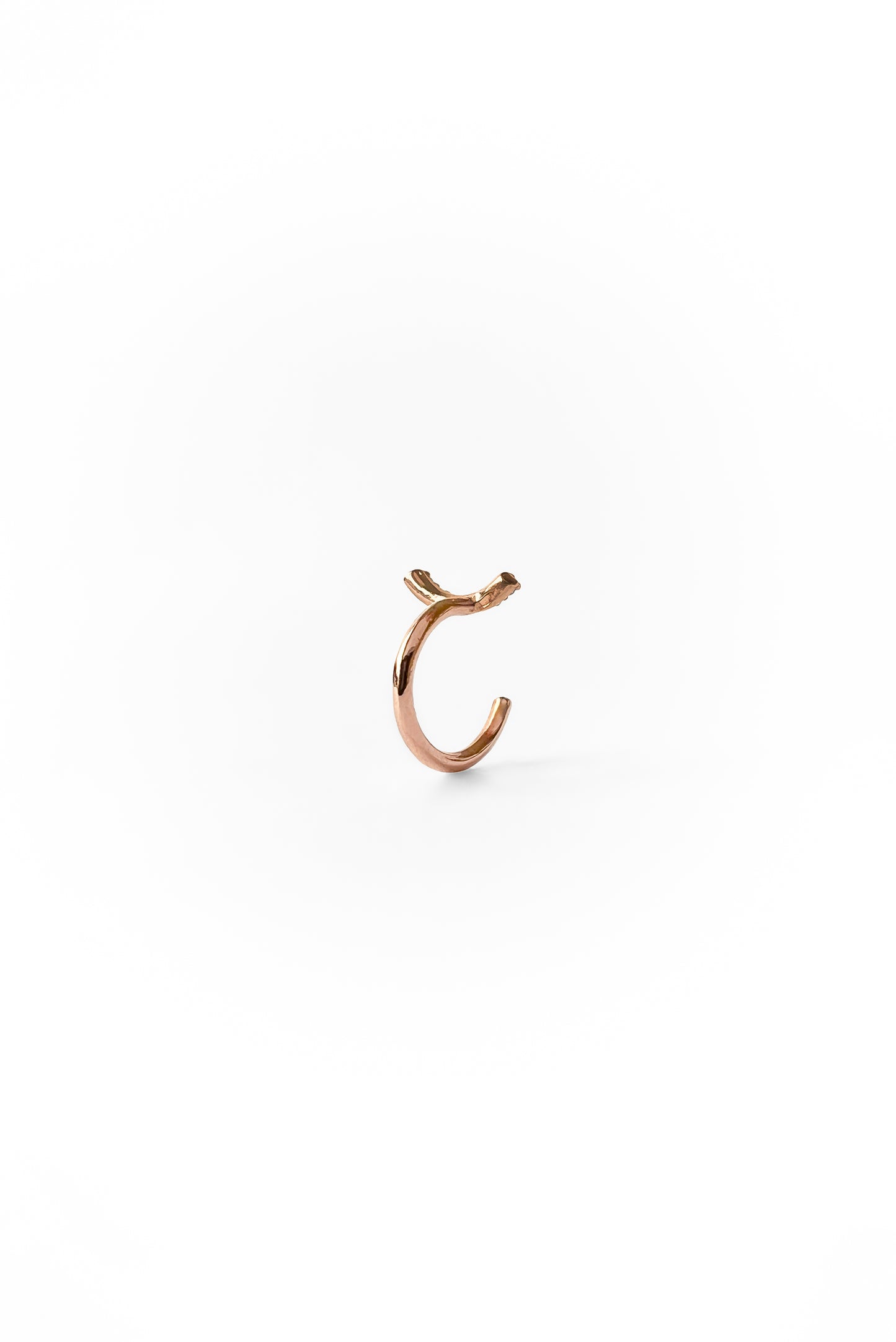 Piercing Curved diamonds en or