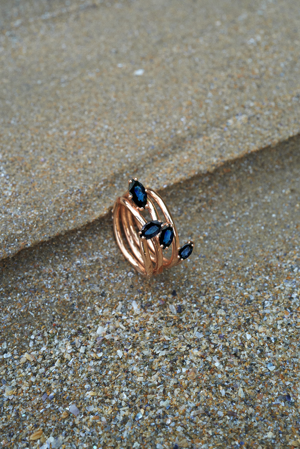 Anillo Stella Sapphire de oro