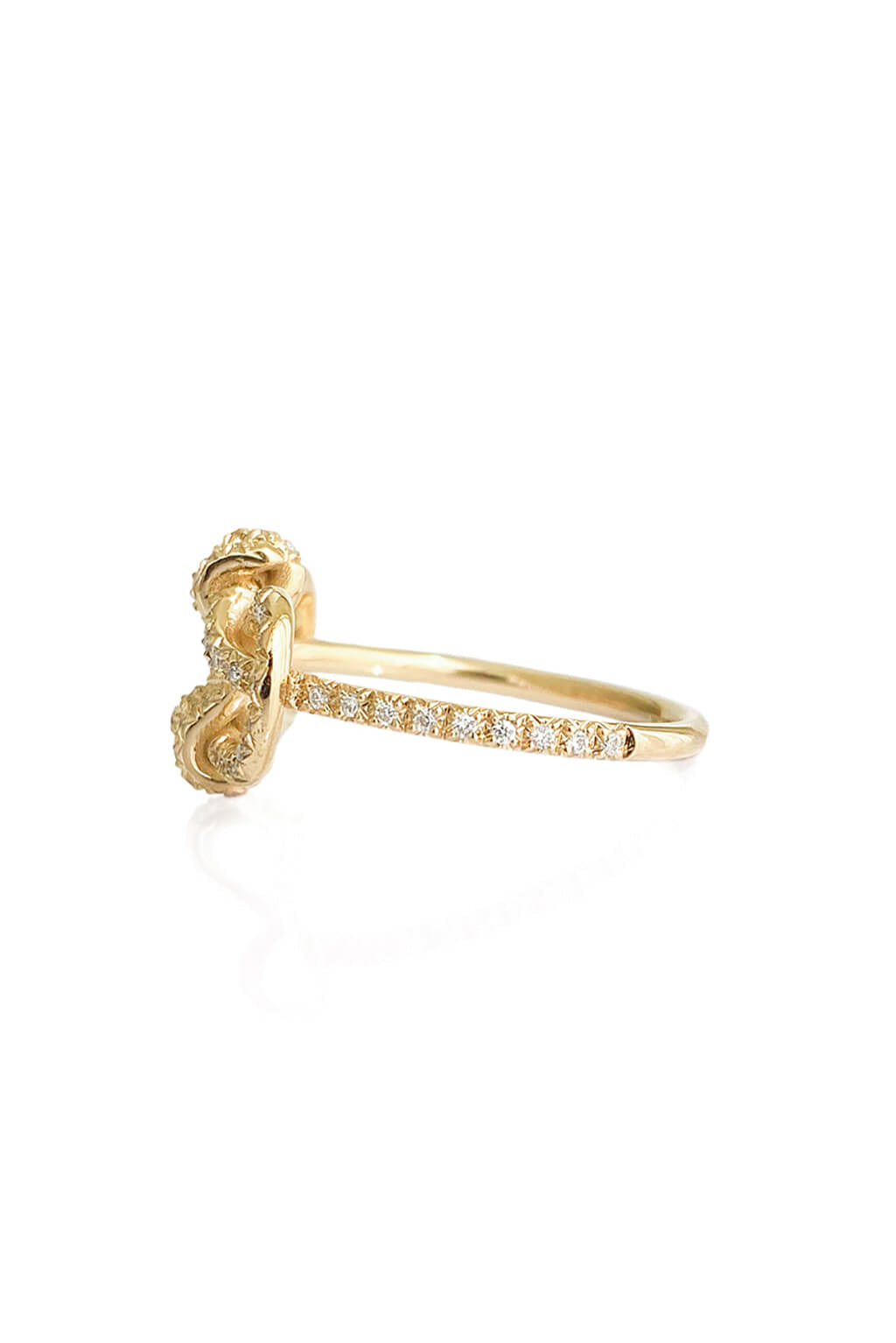 Big Knot diamonds ring