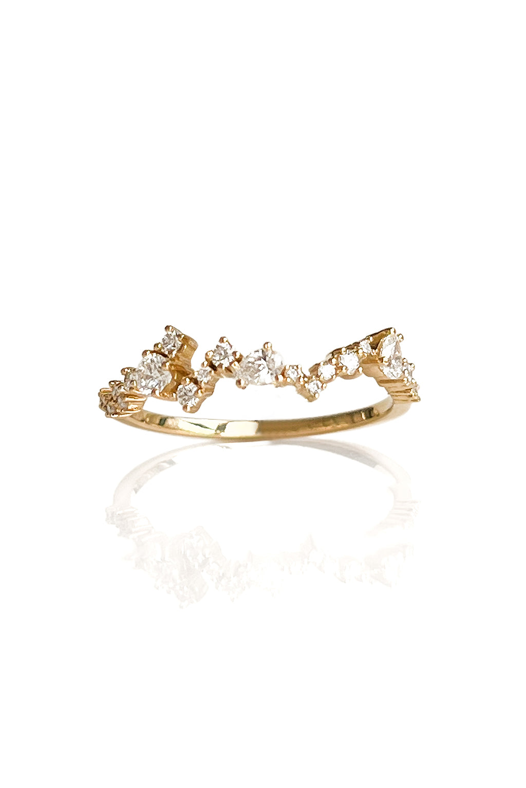 Bague Small Rain en or