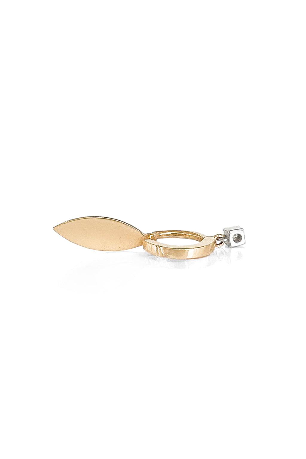 Leaf Minibox gold bangle