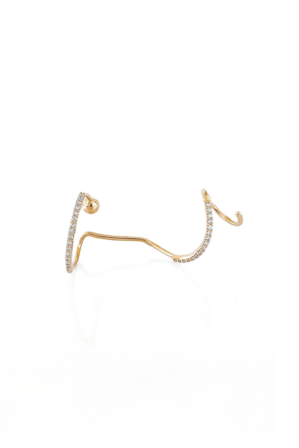 Pendiente Light Bangles de oro