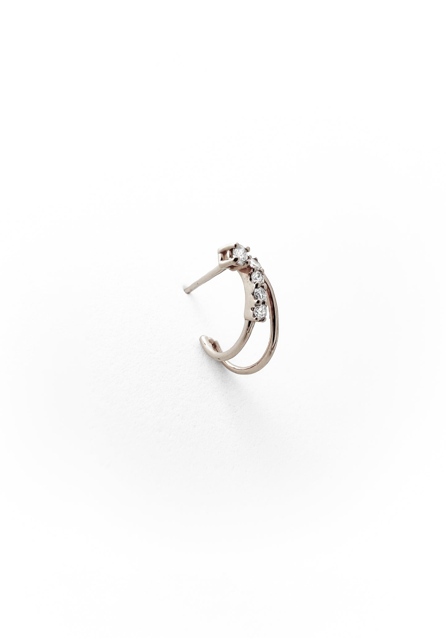 Mixing Two gold earring