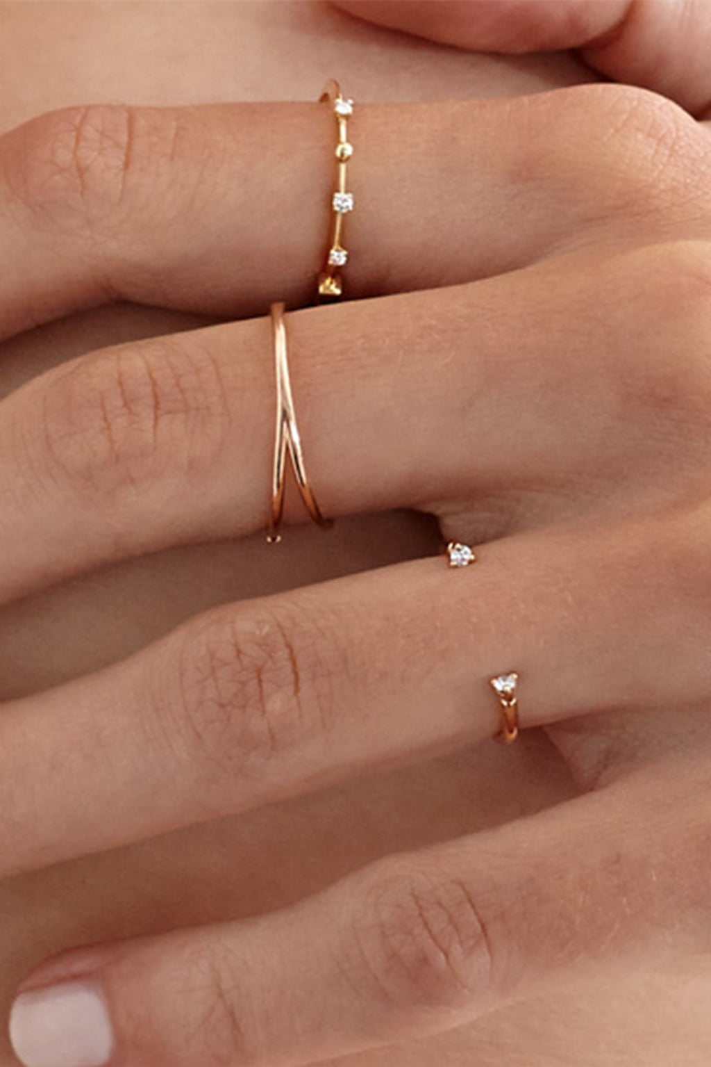Omega gold ring