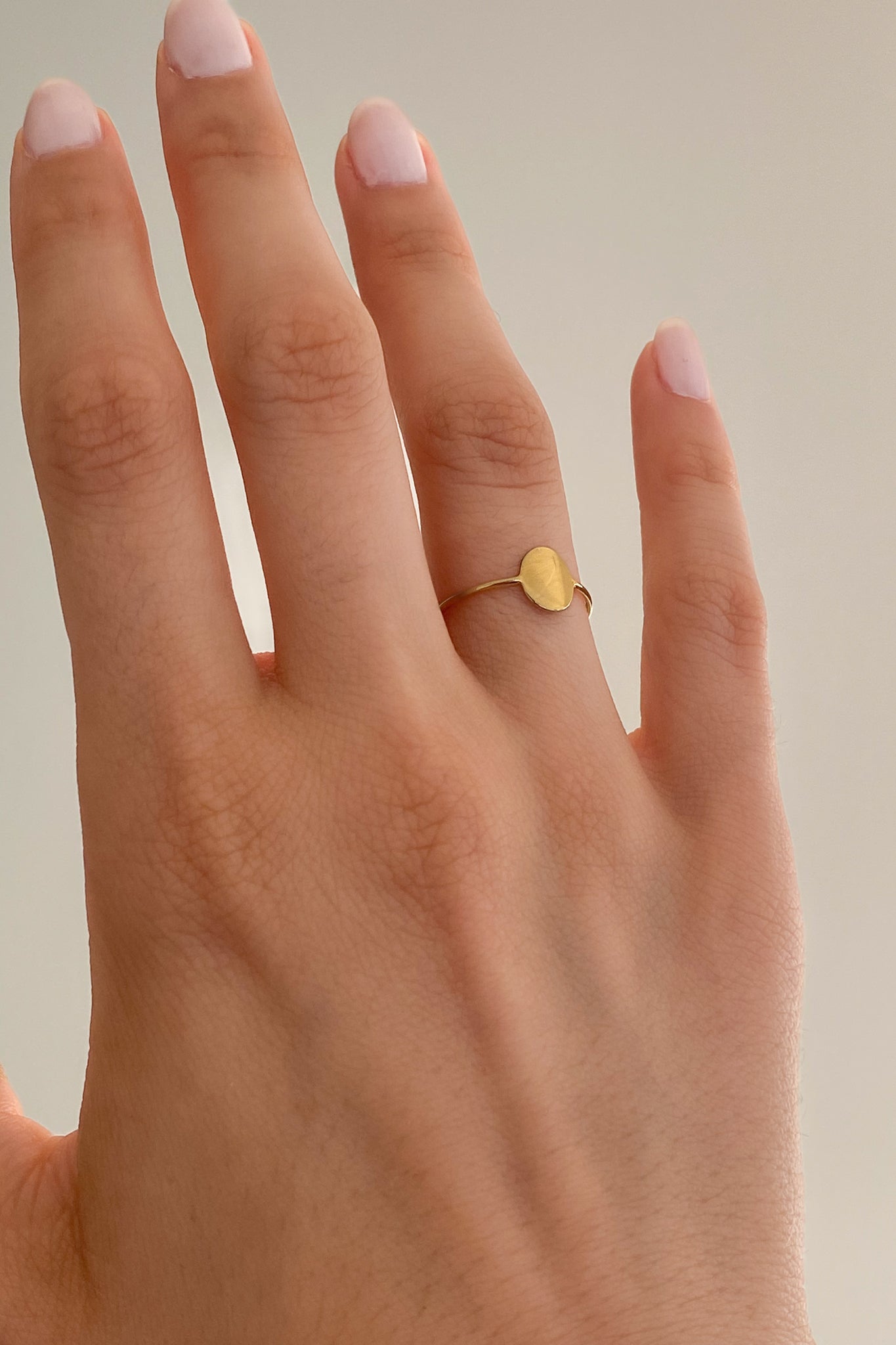 Anillo Sequin de oro