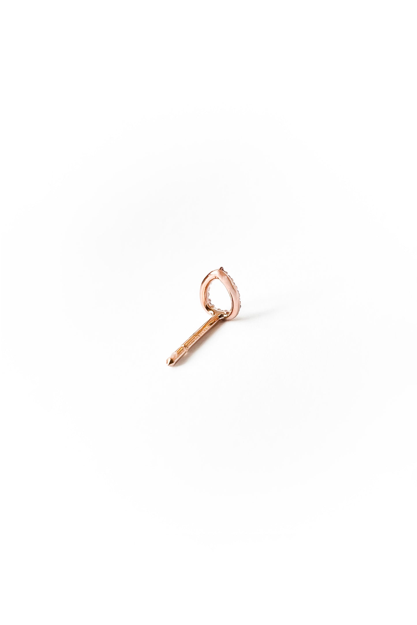 Pendiente Small Bubble diamonds de oro