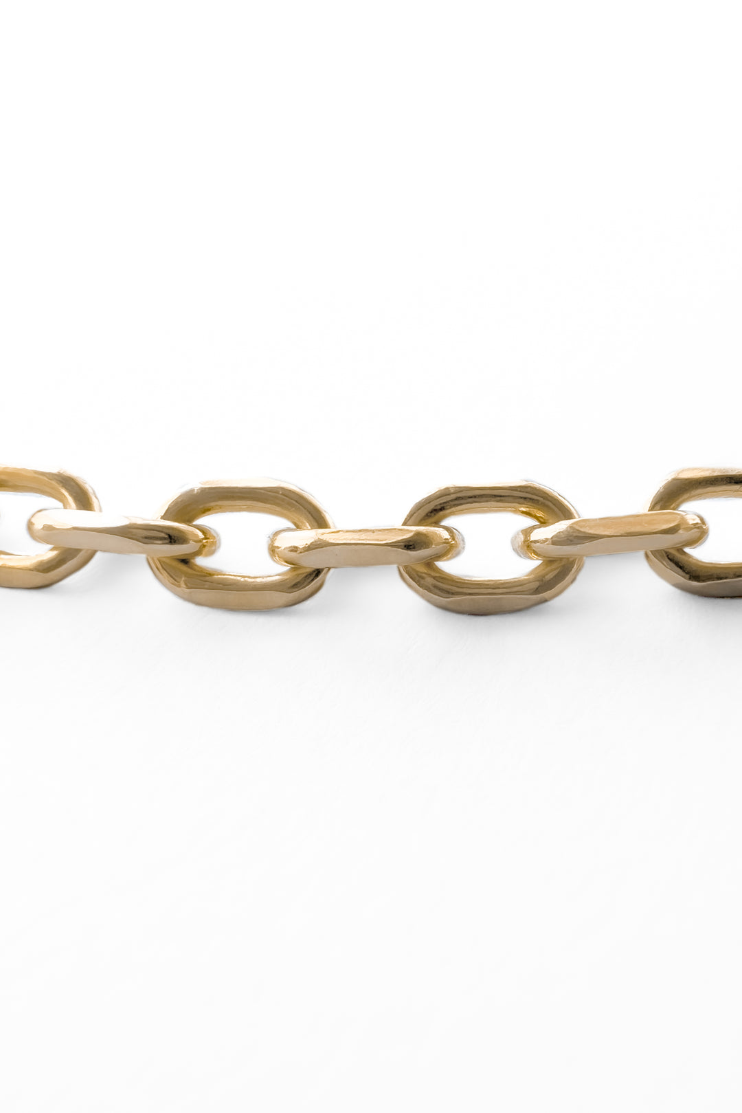 Thick gold bracelet