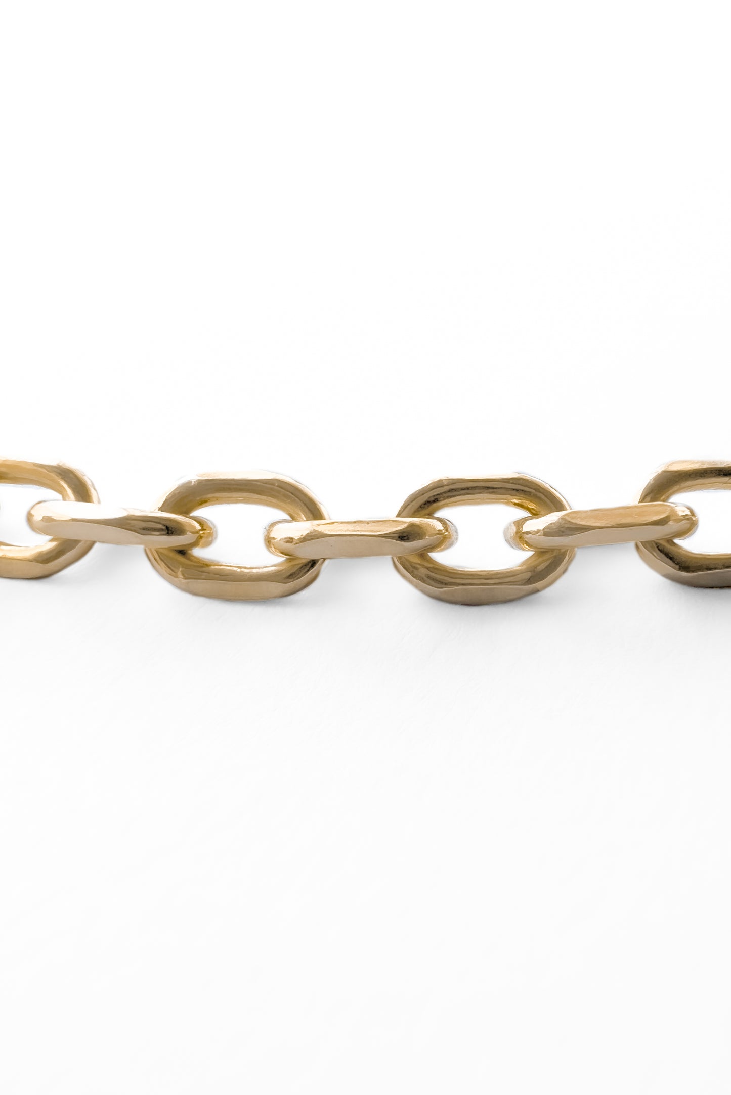 Thick gold bracelet