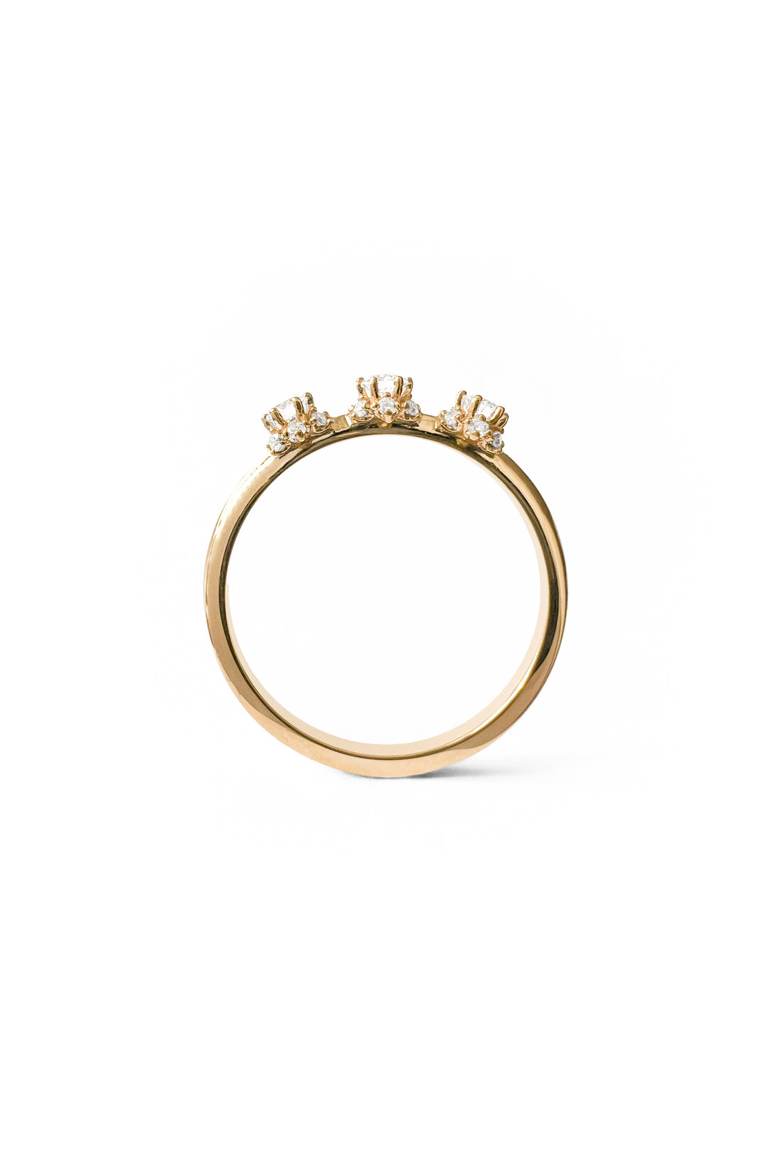 Bague Trois Très-Or en or
