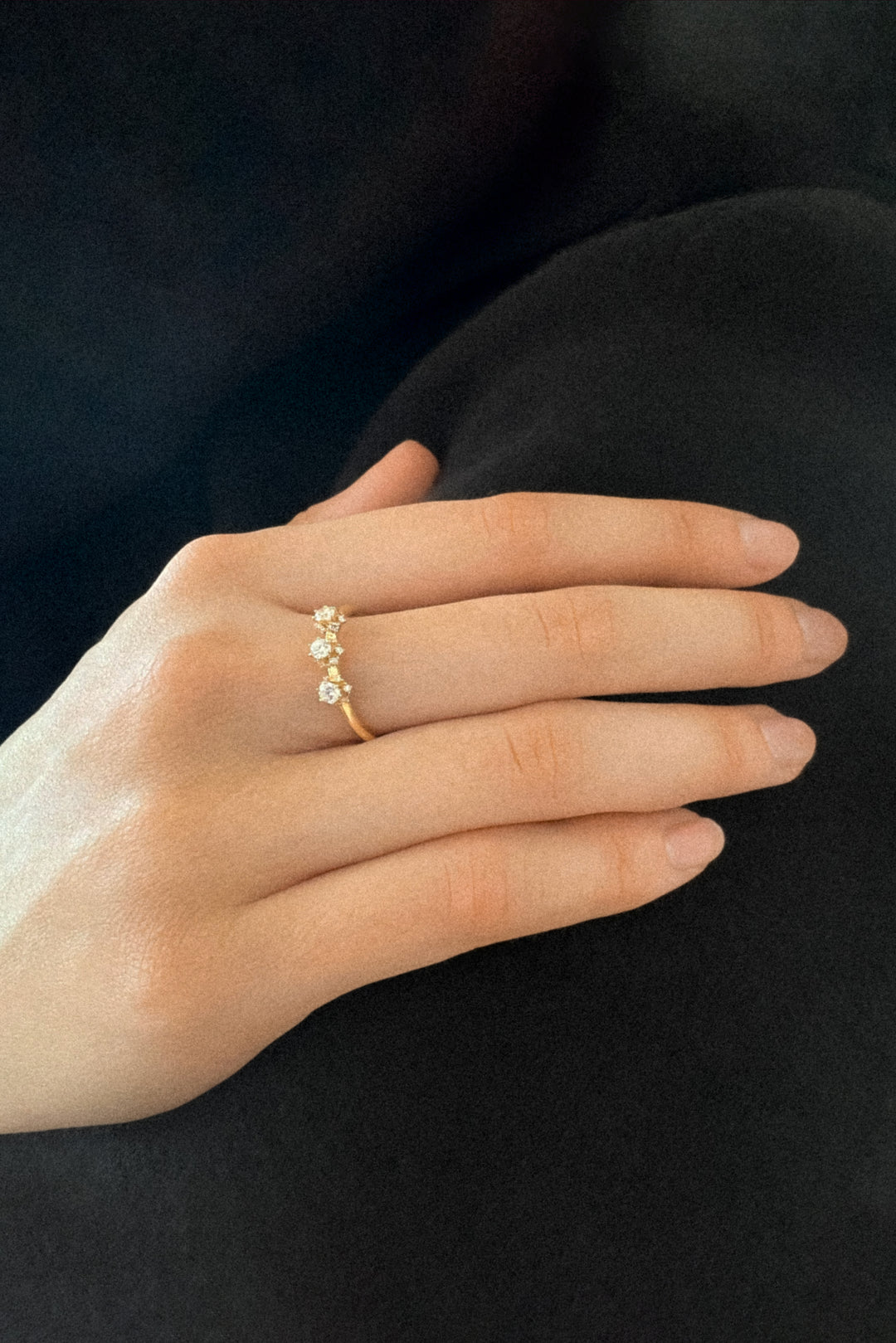 Bague Trois Très-Or en or