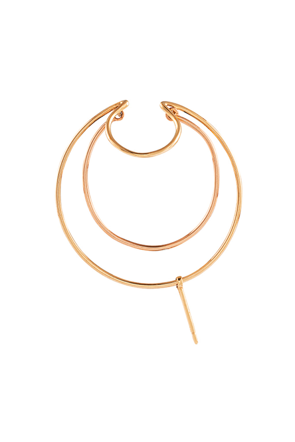 Pendiente Triple bangle de oro