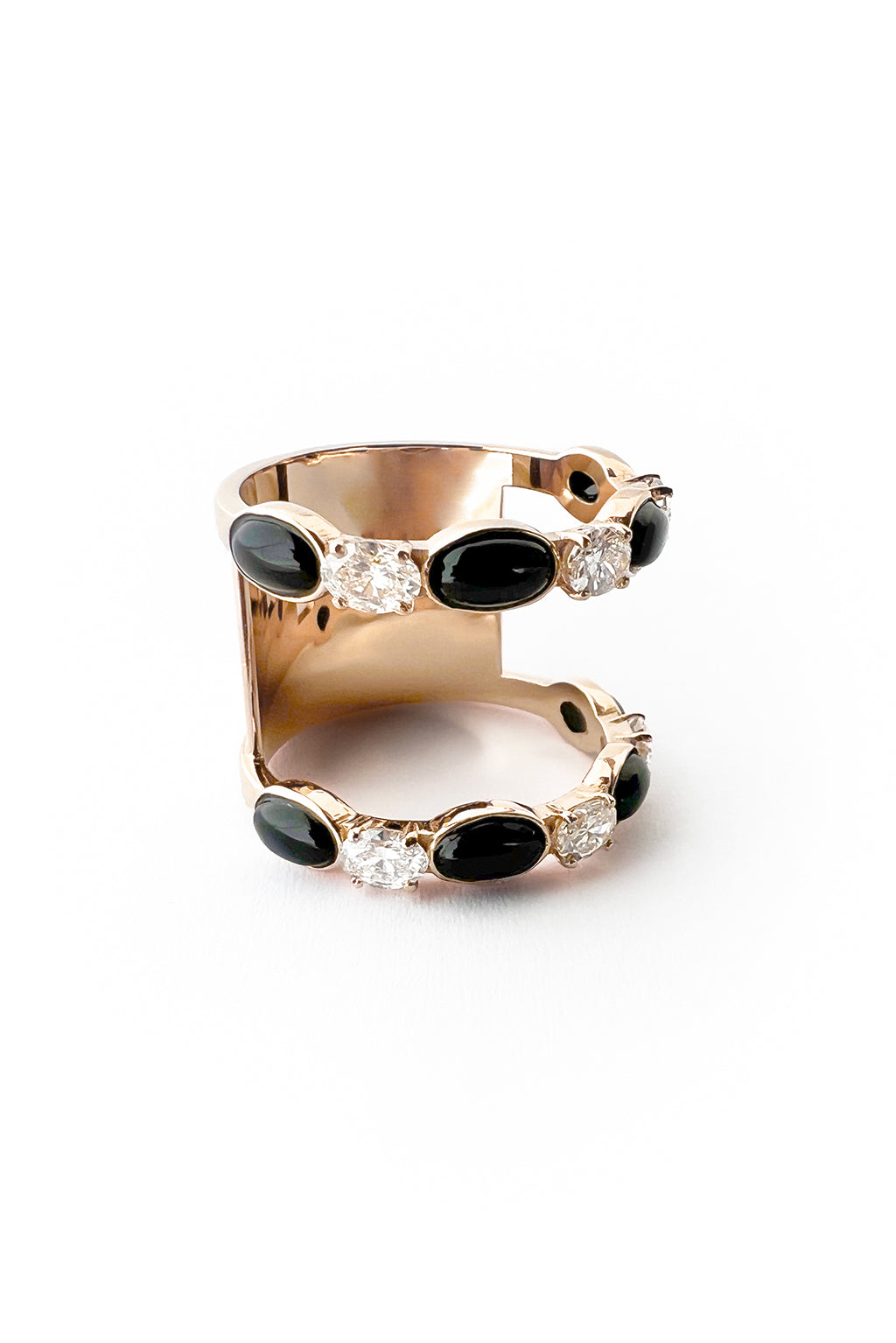 Bague Zebra diamonds en or