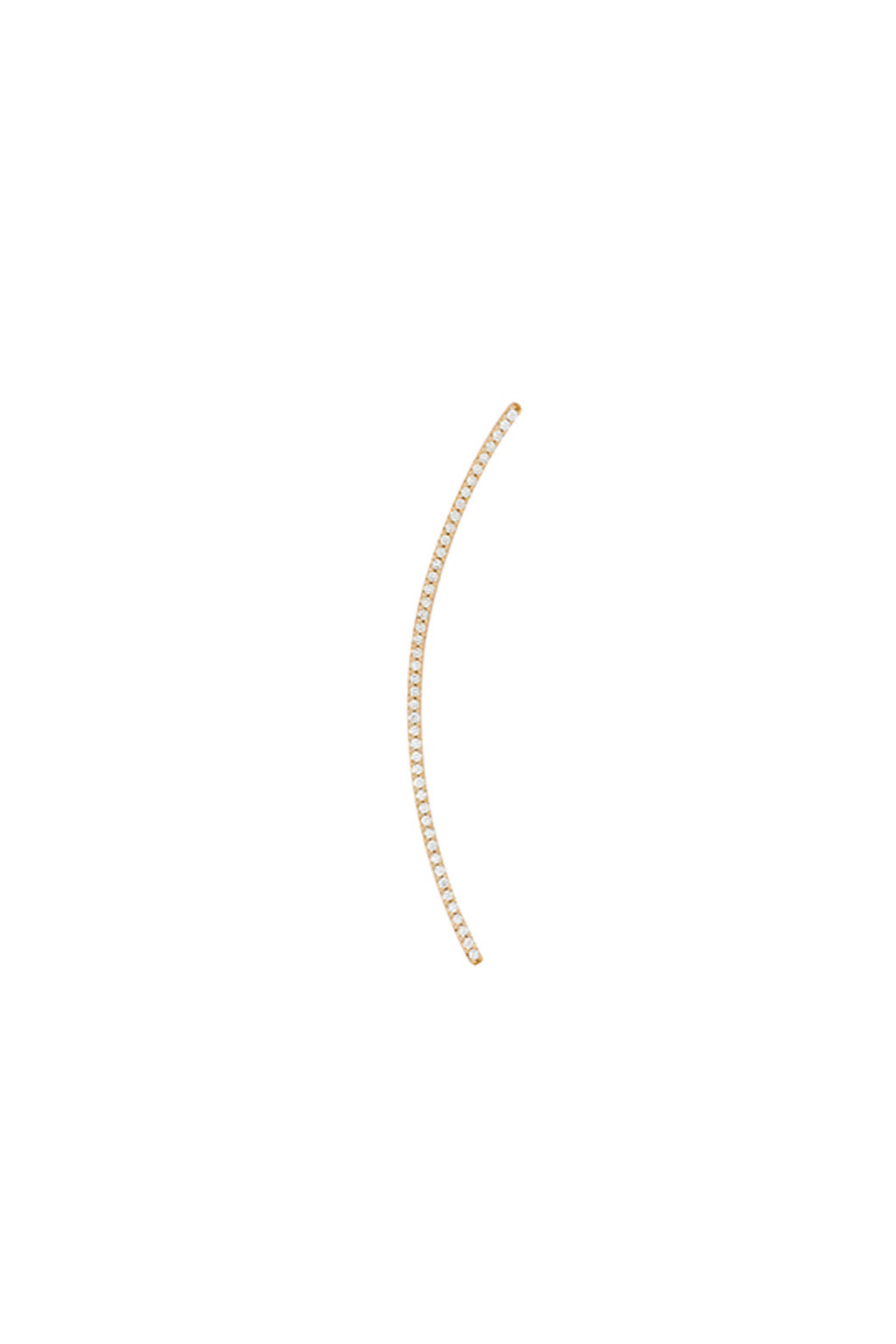 Pendiente Arch diamonds de oro