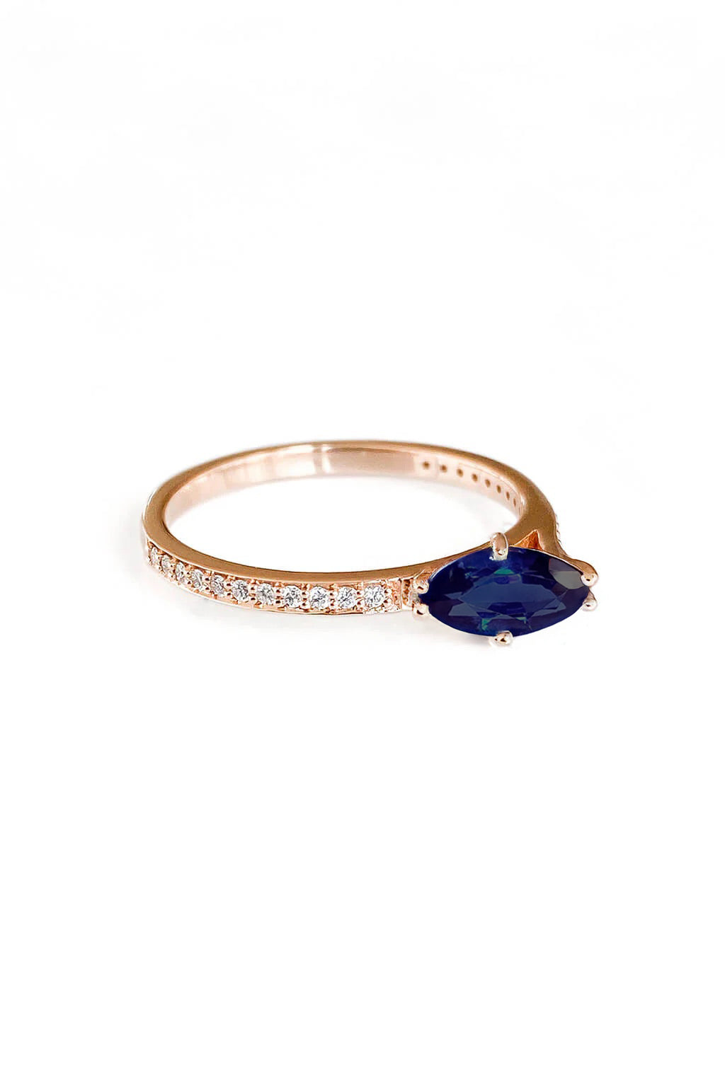 Anillo Ring the Belle Sapphire de oro