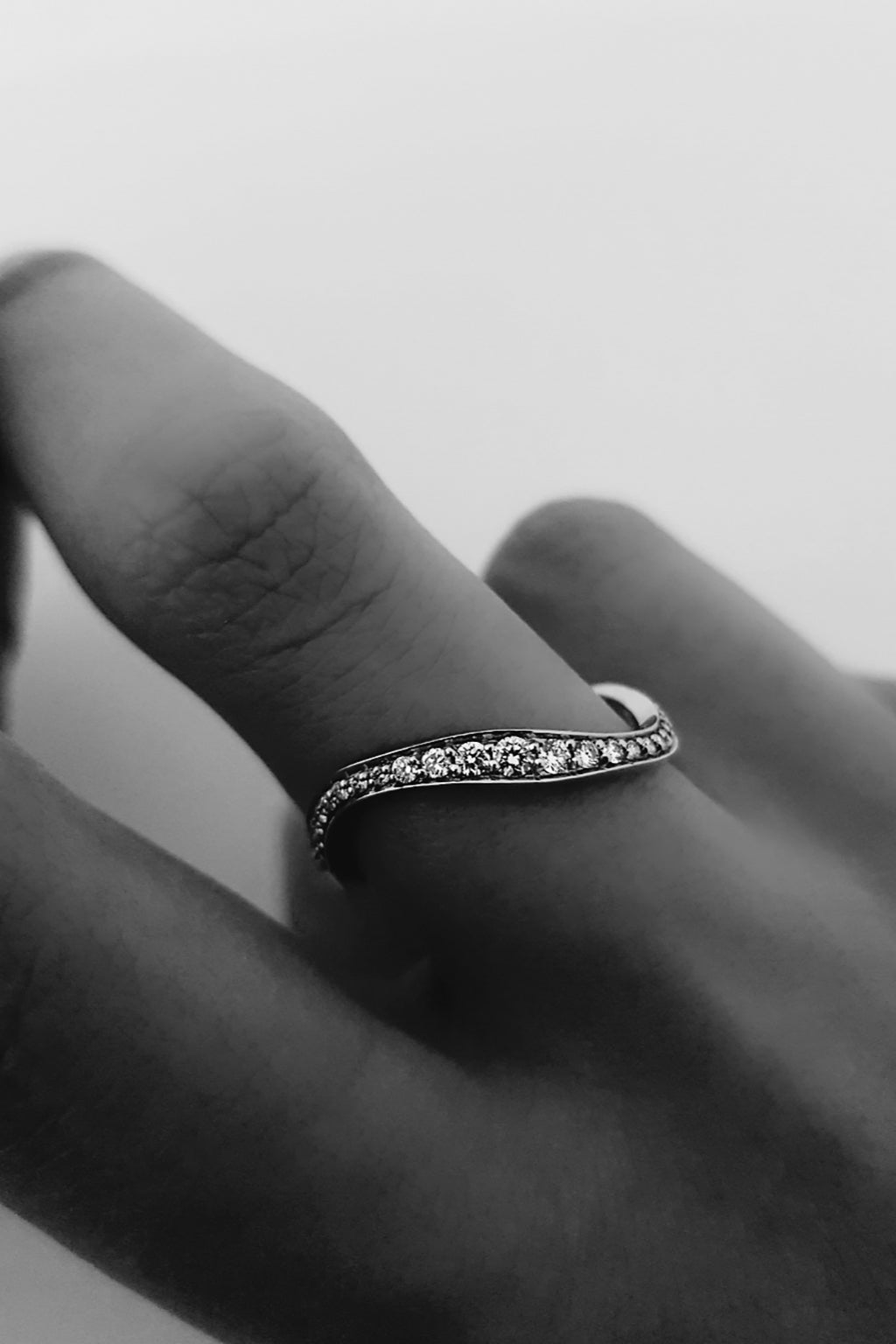 Wave gold ring