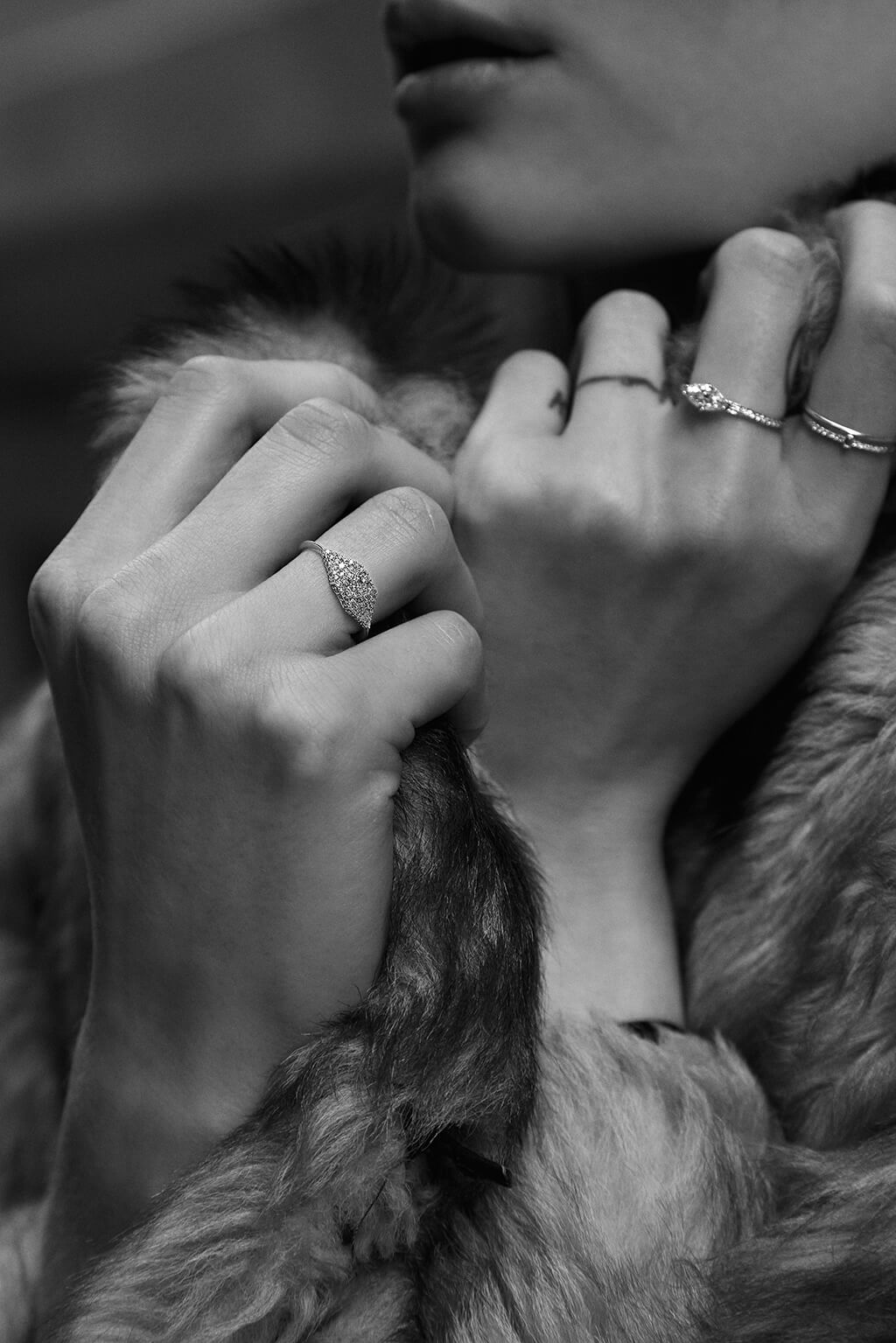 Bague Signet diamonds