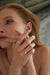 Marquise Wave gold ring