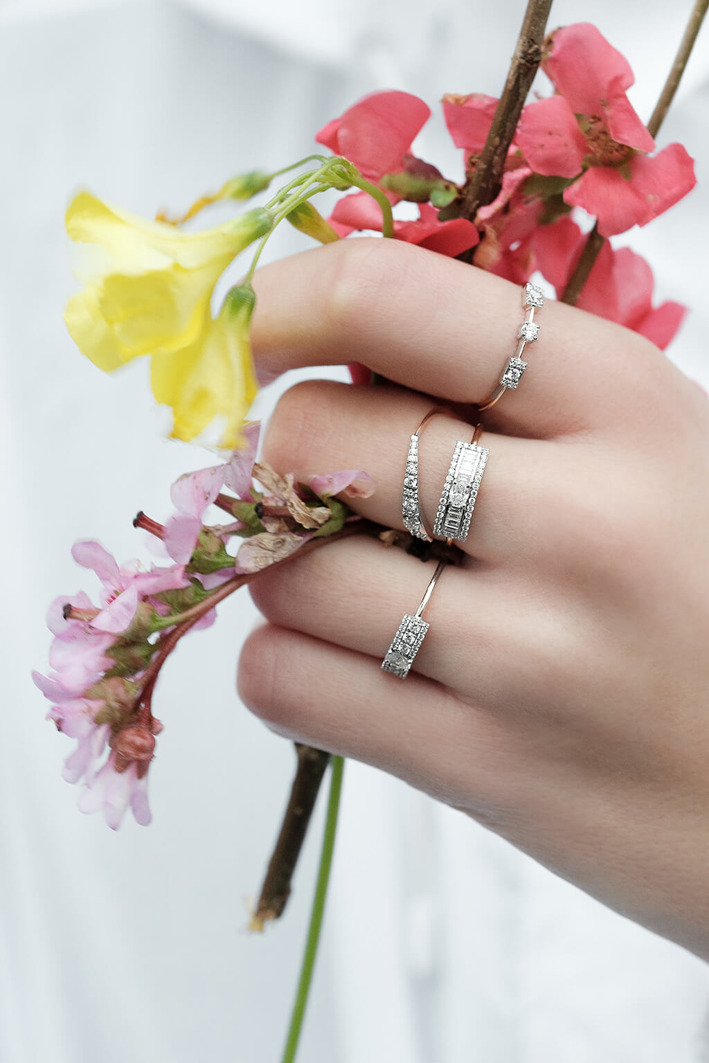 Anillo Second Wife Baguettes de oro