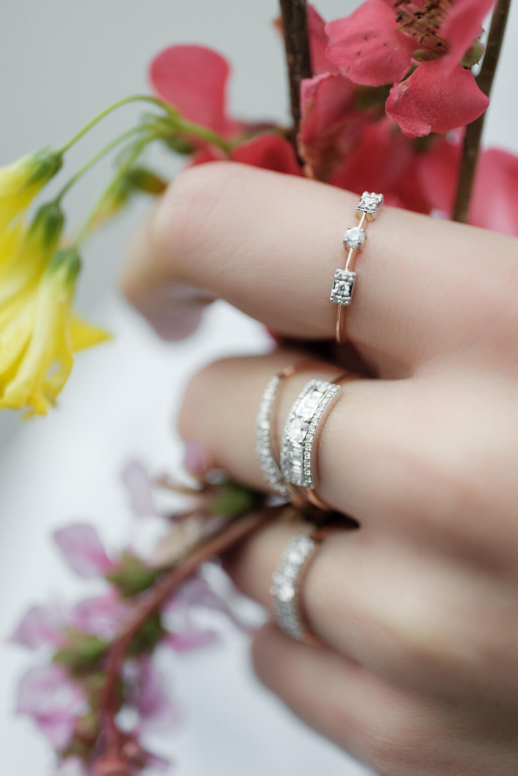 Anillo Second Wife Baguettes de oro