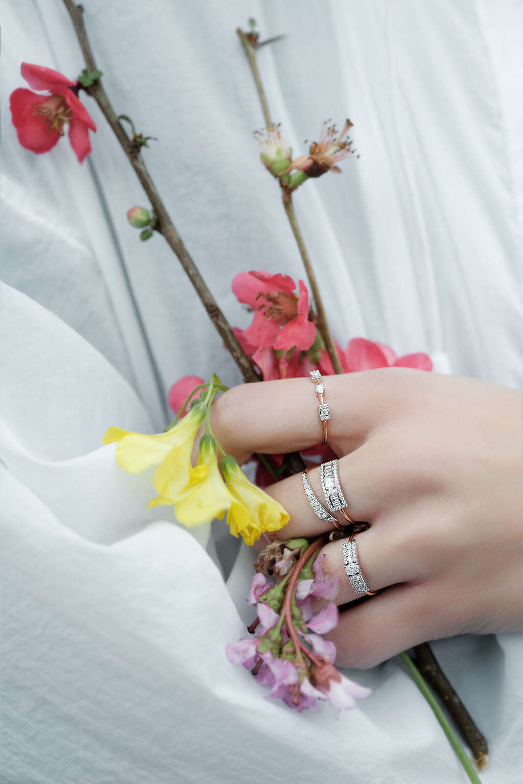 Anillo Second Wife Baguettes de oro