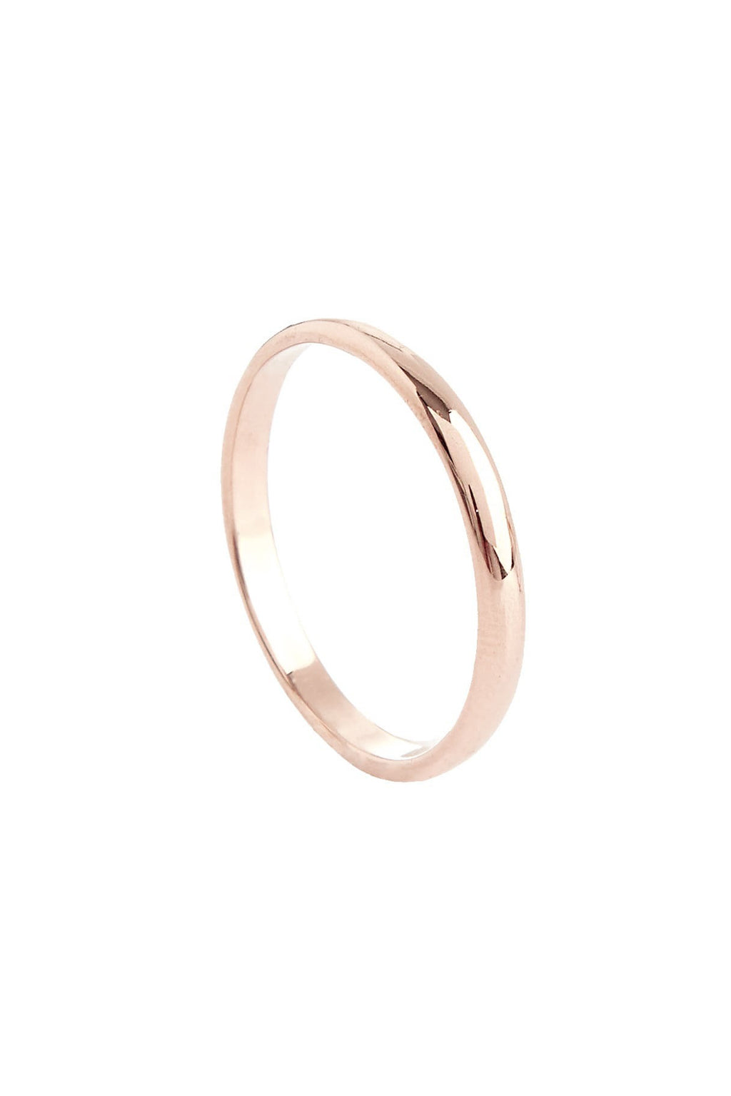 Alliance Demi-jonc de 1'7 x 1'2 mm en or