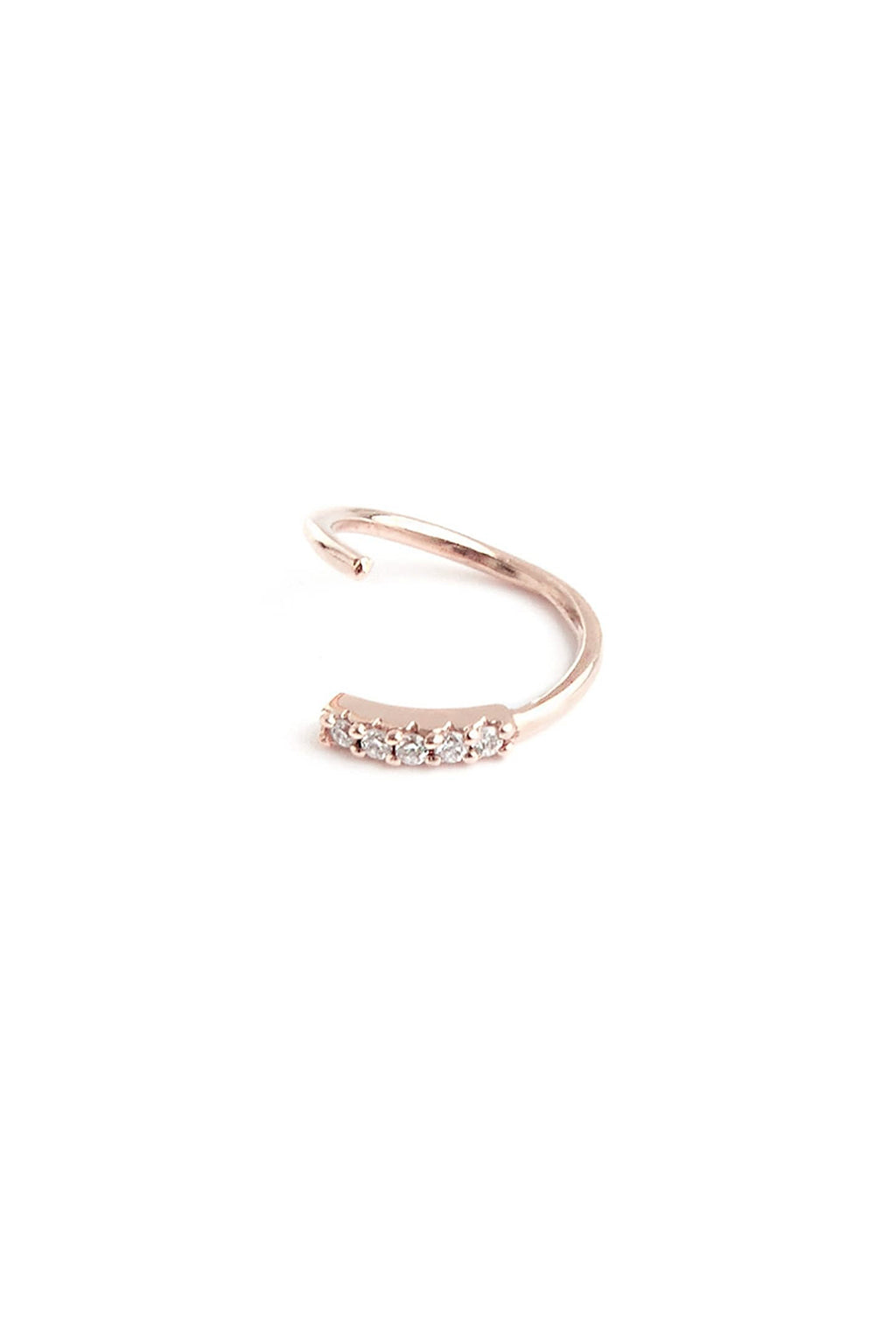 Mini Créole diamonds en or