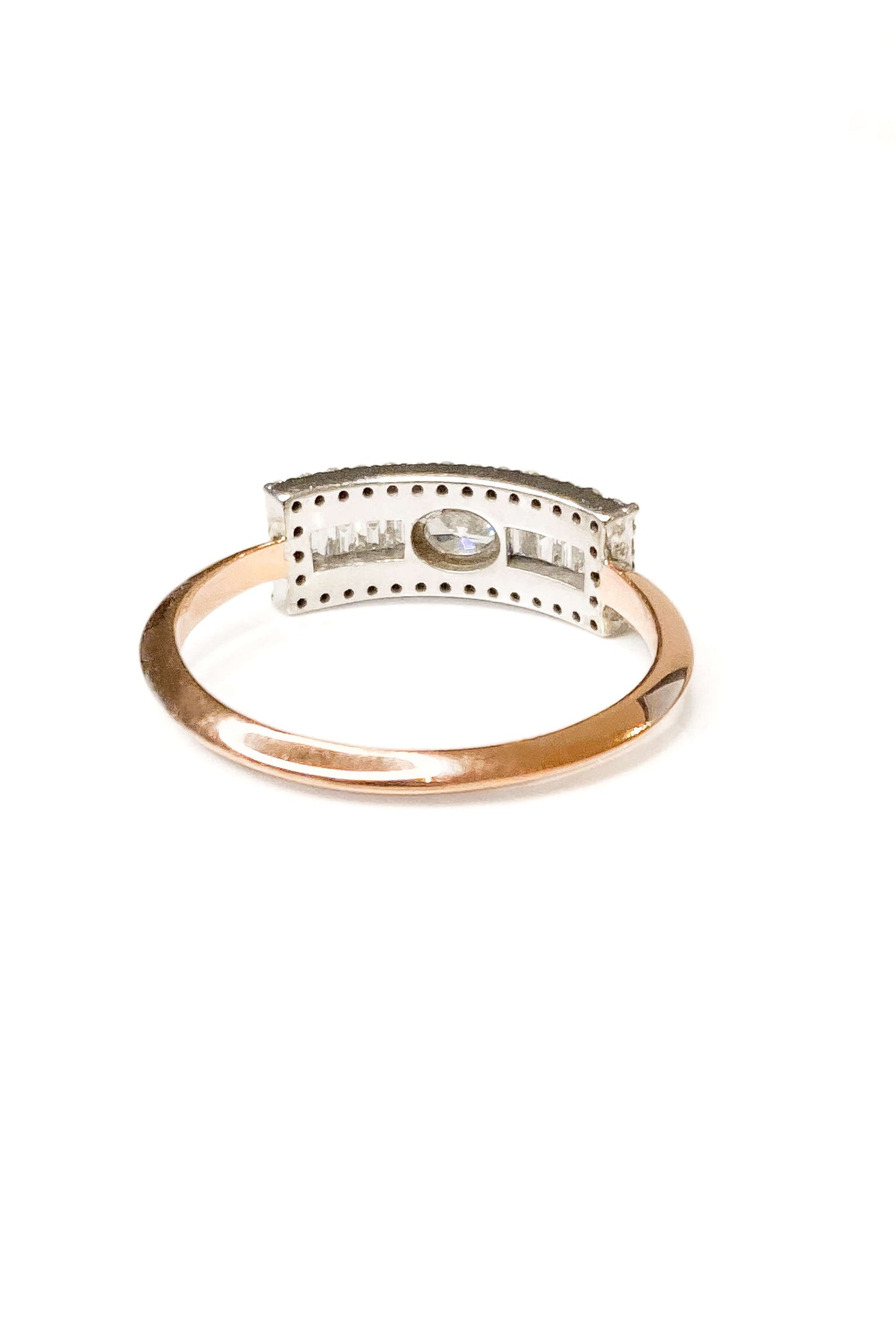 Second Wife Baguettes gold ring