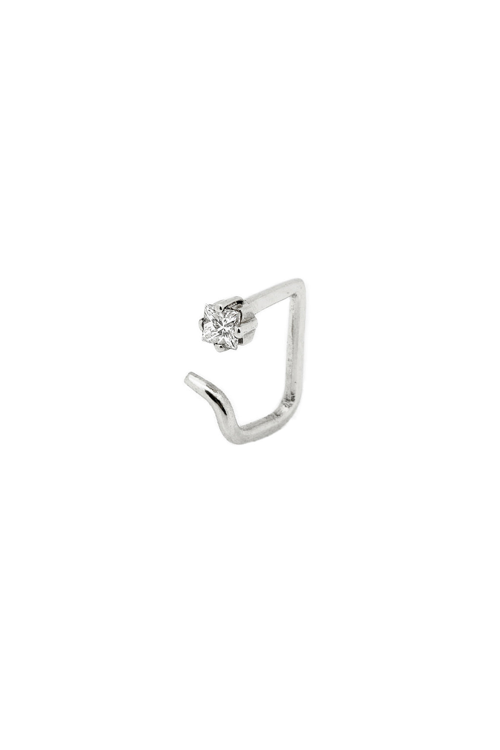 Fleur diamond gold piercing