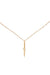 Sword gold necklace