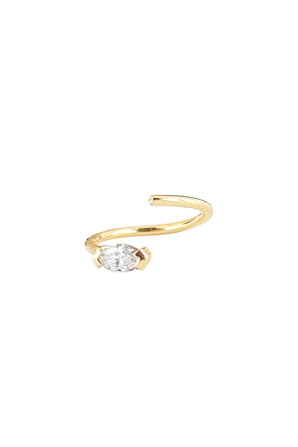 Marquise gold minibangle