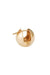 Sphere gold earring