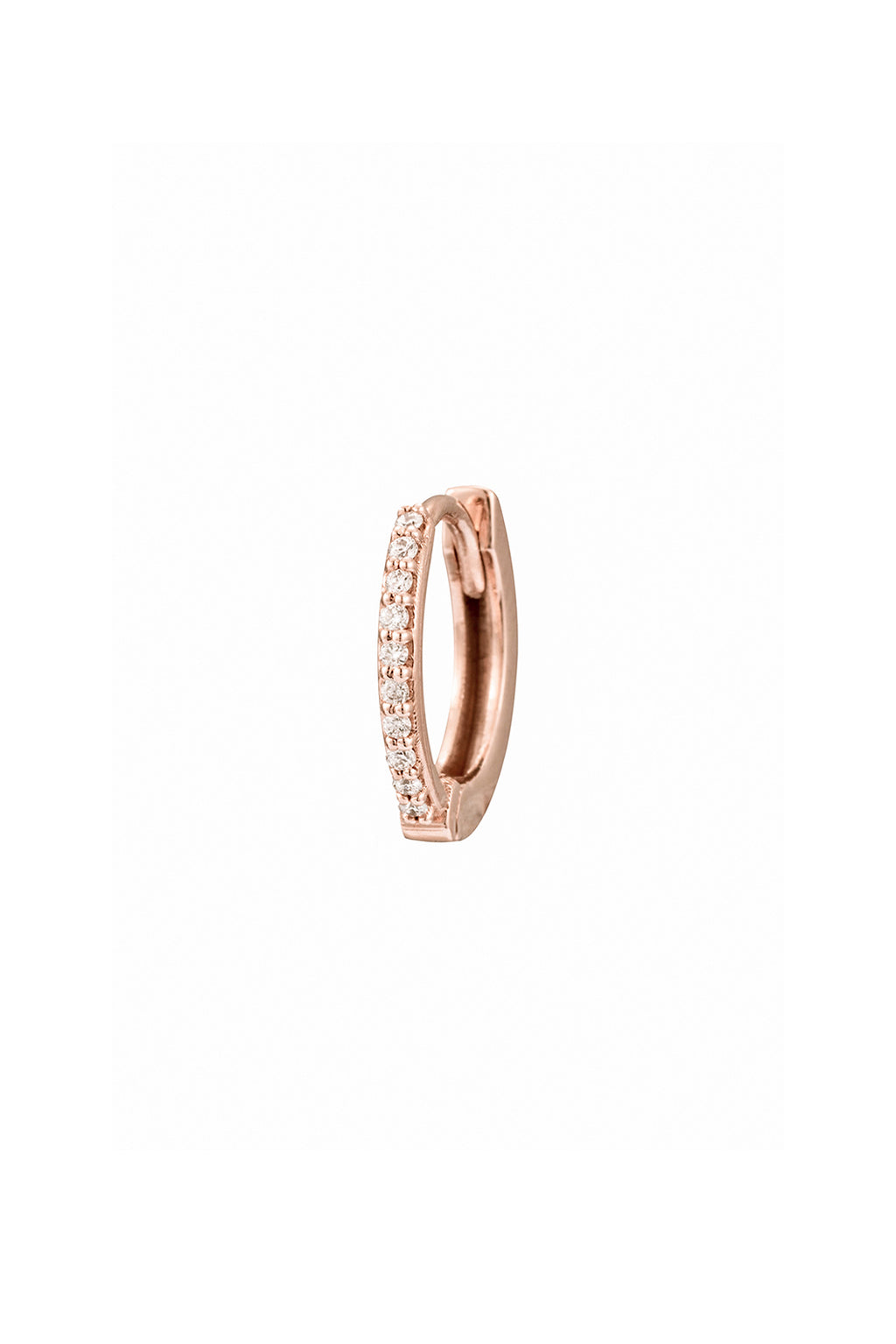 Half diamonds gold bangle