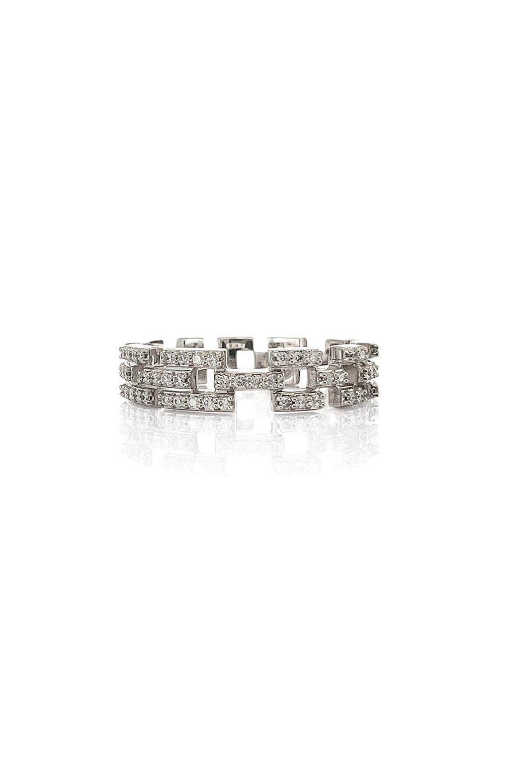 Third Brick diamonds gold ring