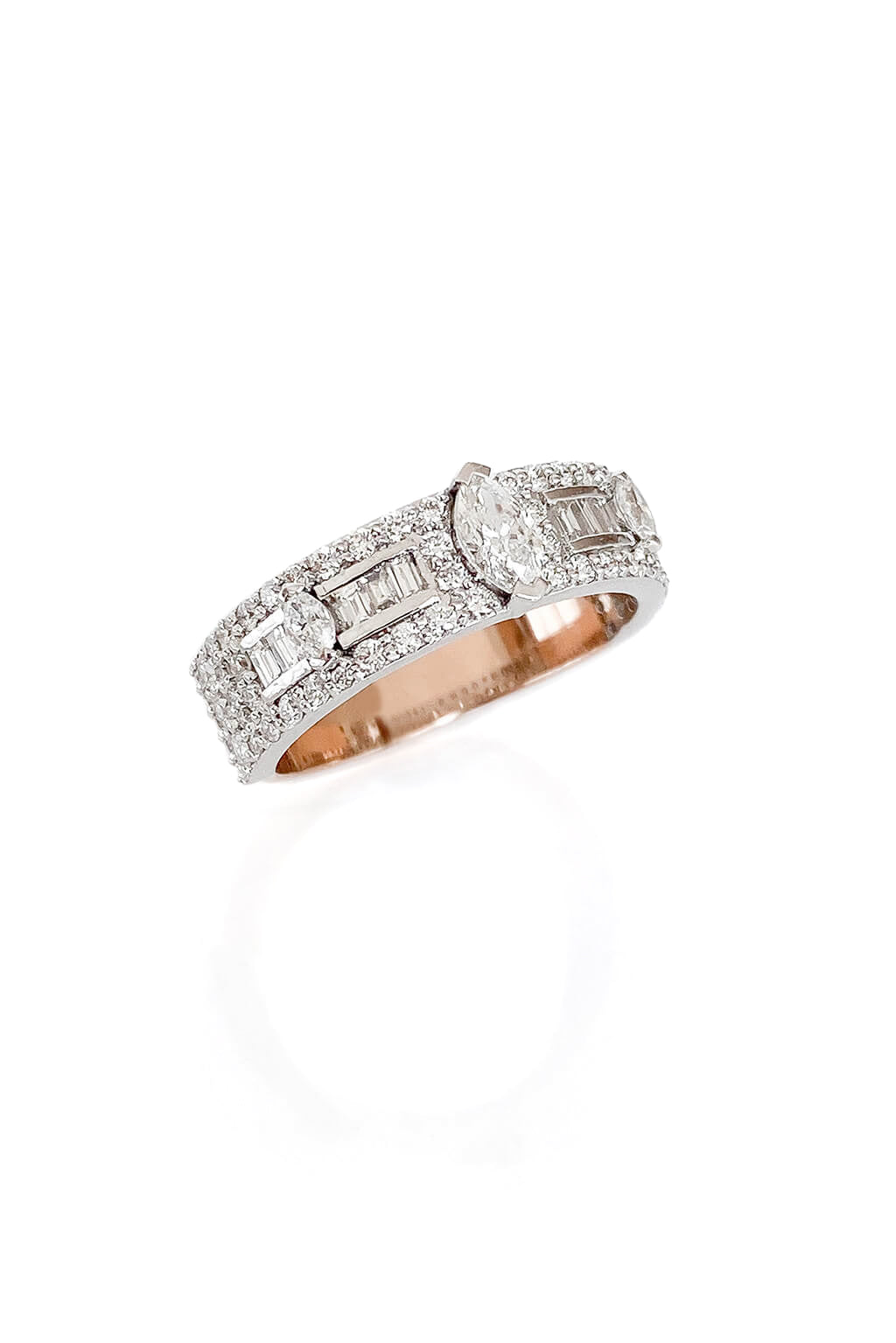 Second Wife Band diamonds ring