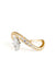 Marquise Wave gold ring