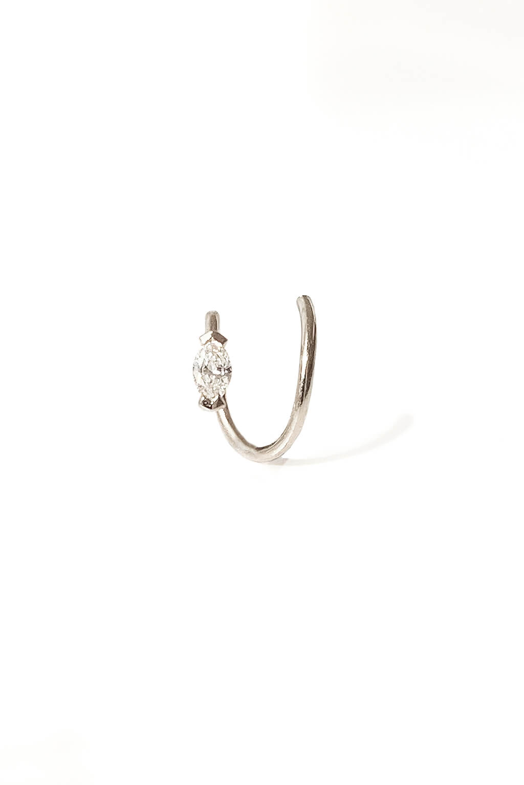 Boucle d'oreille Small Snake Marquise en or