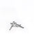 Small Cascade diamonds gold earring