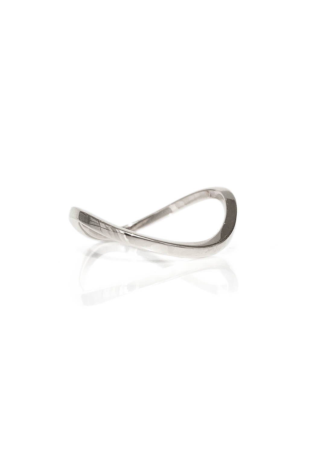 Bague Wave 1'5 Squared Band en or