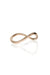 Wave 1'5 Squared Band gold ring