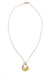 Halfmoon gold necklace