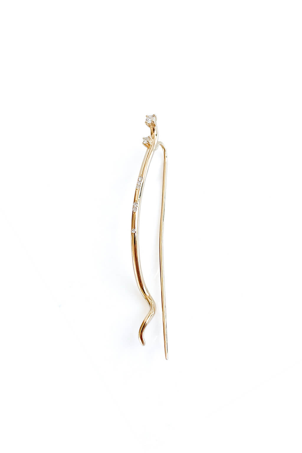 Miki gold earring