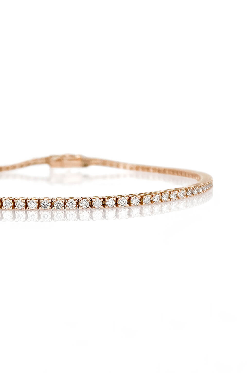 River Tennis 1,5 diamonds gold bracelet