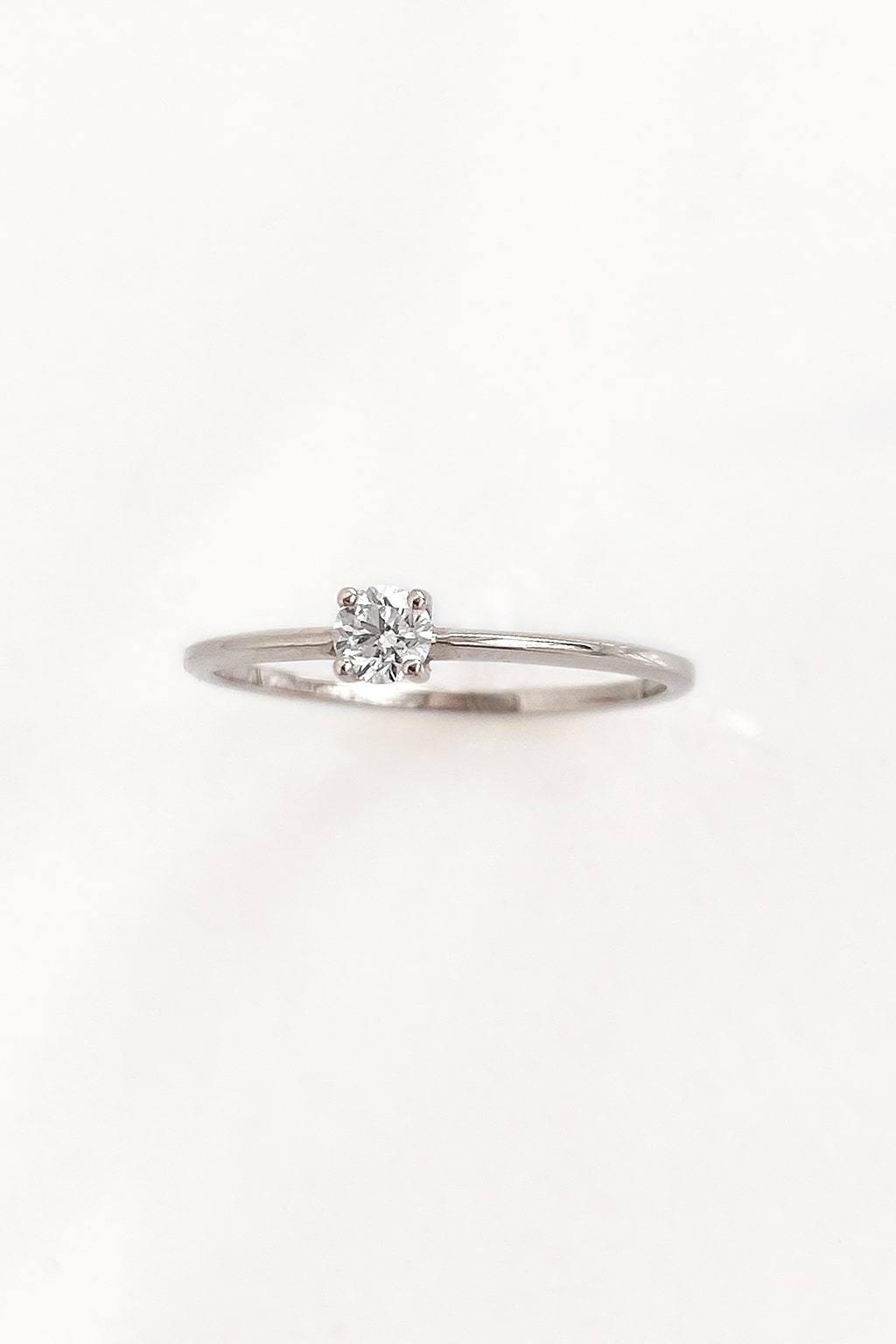 Anillo diamante Solitario 3,5 mm en oro