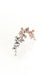 Big cascade diamonds gold earring