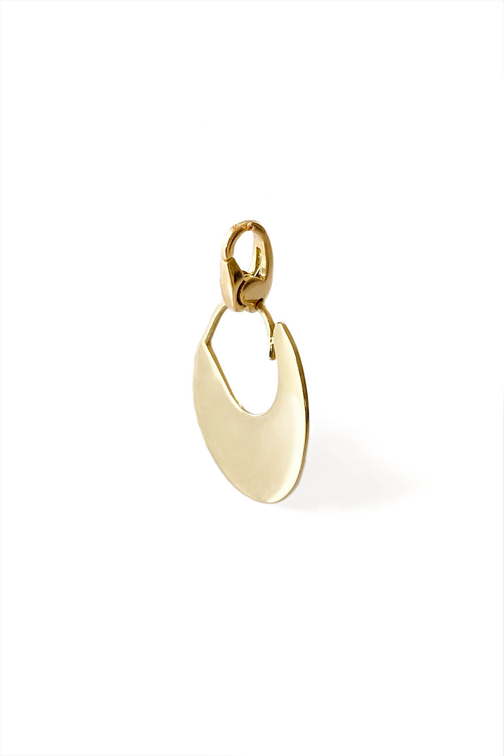 Halfmoon gold pendant