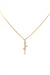 Cascade diamonds gold necklace