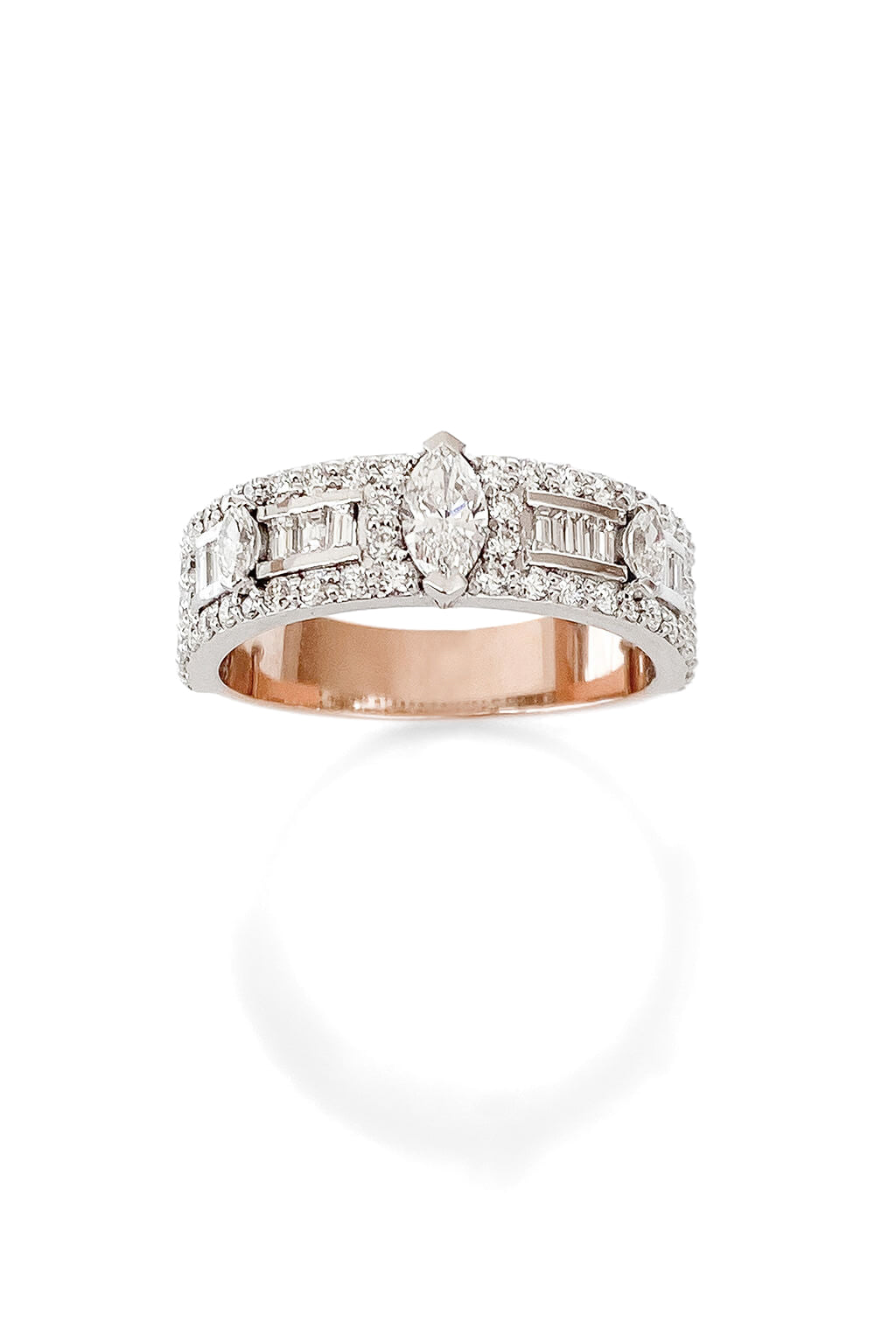 Second Wife Band diamonds ring